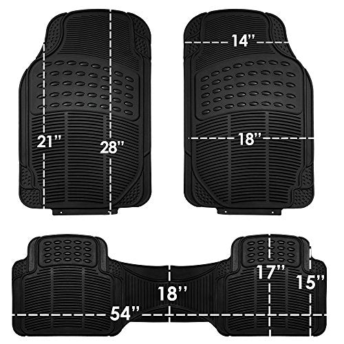 FH Group Light & Breezy Cloth Full Set Car Seat Covers (Purple/Black) Combo Set: Steering Wheel Cover, Seat Belt Pads and Black Vinyl Floor Mats β Universal Fit for Cars Trucks & SUVs