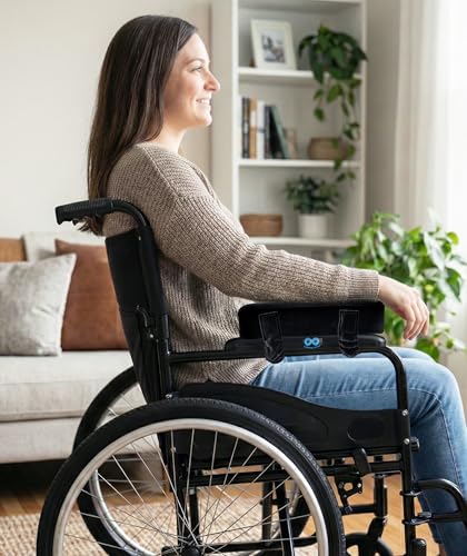 Elevate Series by Everlasting Comfort Office Chair & Wheelchair Arm Pads - Memory Foam ArmRest Covers for Desk, Gaming Chair, Arm Pillow Seat Cover Cushions & Protectors to Relieve Pressure for Elbows