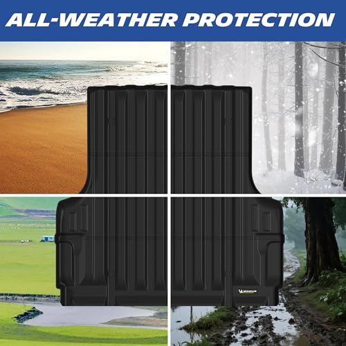 MICHELIN Truck Bed Mat for 2005-2021 Nissan Frontier 5 FT / 60.3" Only, All-Weather Truck Bed Liner, Custom Fit, Durable TPE Bedliner, Non-Slip - size: 3) Frontier | 05-21 | 5 FT