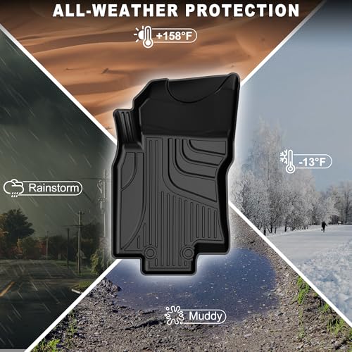 AOMSAZTO Floor Mats Compatible with Nissan Rogue 2014-2020 (Not for Sport)- All Weather Protection TPE Floor Liners - style: 10)14-20 Rogue Floor & Cargo Mats &Backrest Mat