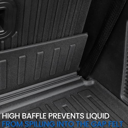 Cargo Mat Backrest Mats for 2018-2024 Ford Expedition/Lincoln Navigator 7/8 Seat(Not for Max or L Model) Accessories, All Weather Cargo Liner Seat Back Cover(Cargo Mat+3rd Row Backrest Mats)