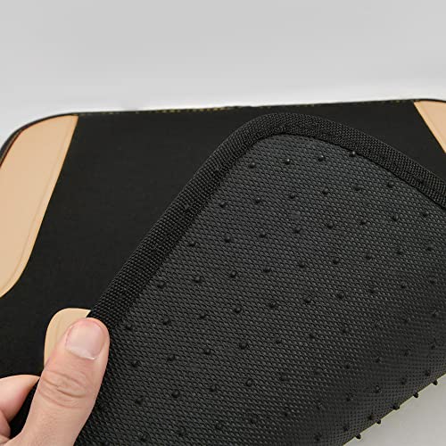 CAR PASS Waterproof Universal Fit Car Floor Mats, Car Mats Fit for SUV,Vans,sedans, Trucks,Set of 4pcs Car Carpet with Driver Heel Pad (Beige) - color: Beige
