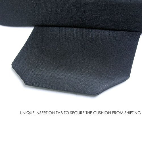 Yupbizauto New Breathable Fabric Comfortable Ergonomic Car Seat Cushion -Dark Grey Synthetic Leather