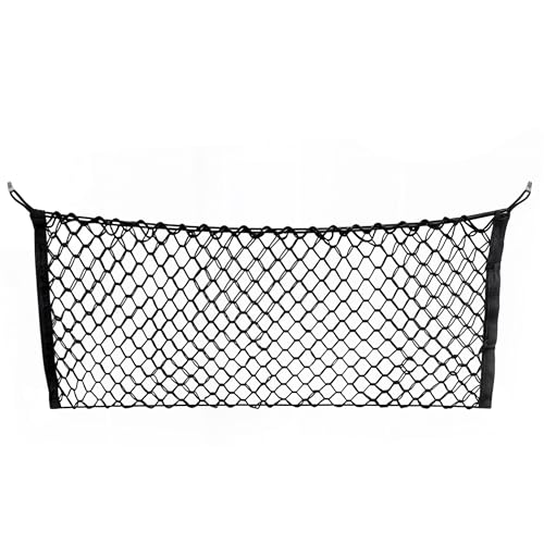 Envelope Style Automotive Elastic Trunk Mesh Cargo Net for Hyundai Kona Hybrid 2018-2026 - Premium Trunk Organizers and Storage - Luggage Net for Crossover - Best Car Organizer for Hyundai Kona EV