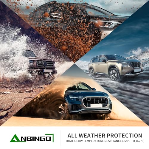 ANBINGO®Floor Mats Fit for Hyundai Kona 2018-2023 (No for EV)&Cargo LinerAll Weather Mats for 2019 Kona TPE Car Mat Rugs for 2020 Kona Rubber Trunk Carpet for 2021 Kona Automotive