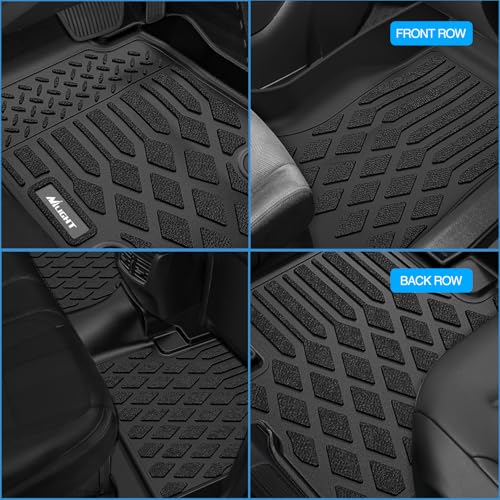Nilight TPE Floor Mats for Dodge Ram Promaster 1500 2500 3500 2018 2019 2020 2021 2022 2023 2024 2025 All Weather Custom Fit Heavy Duty Floor Liners - color: 2018-2025 Ram Promaster