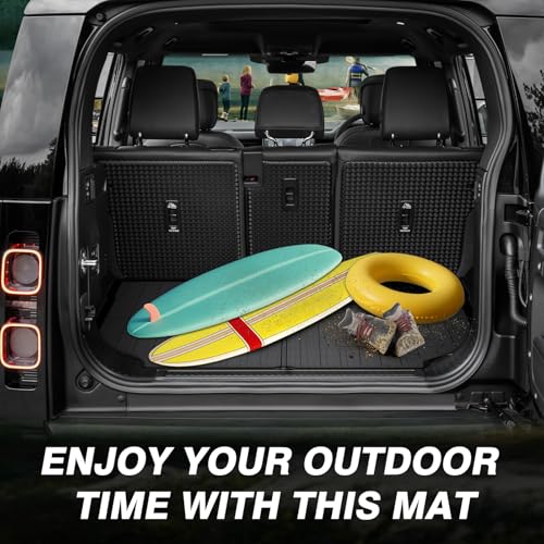 Powerty Trunk Mat for 2020-2025 Land Rover Defender 110 Accessories Cargo Mats TPE All Weather Cargo Liner Heavy-Duty Trunk Liners - size: Cargo Mat|For|20-25|Land Rover Defender 110