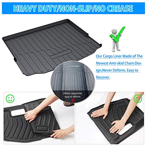 Powerty Trunk Mat for 2018-2023 2024 BMW X3 G01 Accessories Cargo Mats TPO All Weather Cargo Liner Heavy-Duty Trunk Liners (Not Fit X3 xDrive 30e) - size: BMW X3 Cargo Mat 18-24