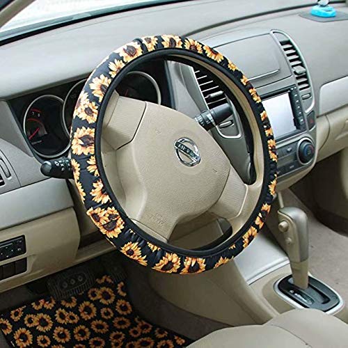 AFPANQZ Nebula Galaxy Design Steering Wheel Covers 14-15" inch Universal Fit Most Car Sedans SUVs Comfort Grip Comfortable Handmade Neoprene Breathable Steering Wheel Protector Blue Purple - color: Galaxy purple blue