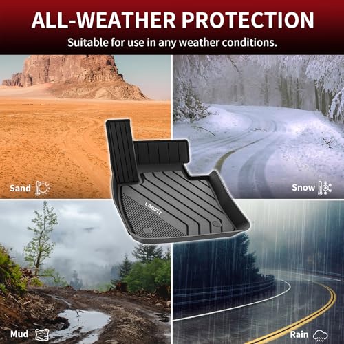 LASFIT Floor Mats Fit for BMW X2 2018-2023/ BMW X1 2016-2022 M35i, sDrive28i, xDrive28i, Custom Fit TPE All Weather Waterproof Floor Liners Front & Rear Rows Car Liners, Black - size: 1) X2 2018-2023 | X1 2016-2022 | Floor Mats