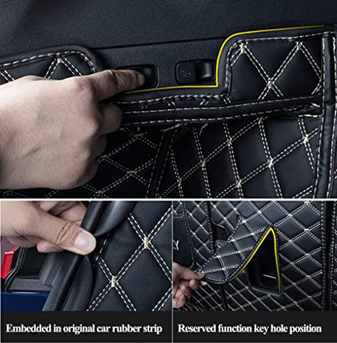 ZYCHUANGYING Cargo Mat Compatible with Porsche-Macan-Macan S-Macan GTS-Macan Turbo(Non Macan EV) Car Trunk Liner Full Coverage Rear Trunk Cover Liner Dog Tray -Brown - color: Brown, size: MacanTrunk Mat