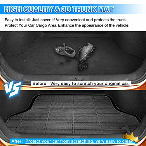 Sentra Cargo Liner - Trunk Mat for 2020-2025 2026, All Weather Cargo Mat for Sentra Accessories, Car Accessories - size: 5)Nissan Sentra 2020-2026