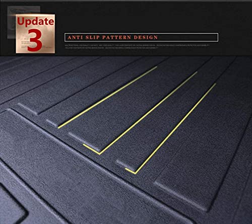 All Weather Rear Cargo Liners Trunk Tray Mats Protector Custom Compatible with 2018 2019 2020 2021 2022 2023 2024 2025 Toyota Camry, 3D Waterproof Durable Odorless Flexible Black TPO Accessories - size: 3)For Toyota Camry I 2018-2026 I Trunk Mat