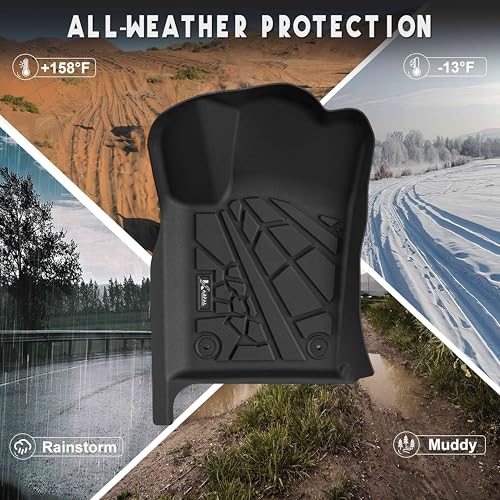 KARPAL Floor Mats & Cargo Liner for 2016-2021 Jeep Grand Cherokee / 2022 Grand Cherokee WK (Not for WL), All Weather TPE Custom Fit Floor Liners Car Mats Accessories - style: 2016-2022 | For Jeep Grand Cherokee WK | 1st & 2nd Row & Cargo