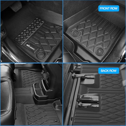 Nilight Floor Mats for Cadillac XT4 2019 2020 2021 2022 2023 2024 2025 All Weather Custom Fit Heavy Duty Floor Liners - color: 2019-2025 Cadillac XT4