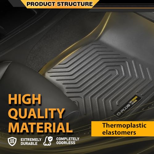 TPE Floor Mats Compatible with Dodge Ram 1500 1994-2001, Ram 2500 3500 1994-2002 1st Row Truck Accessories Cargo Liners All Weather Protection 2PCS Alfombras para Carro Gray - size: Fit Ram 1994-2001 | Gray 2PCS