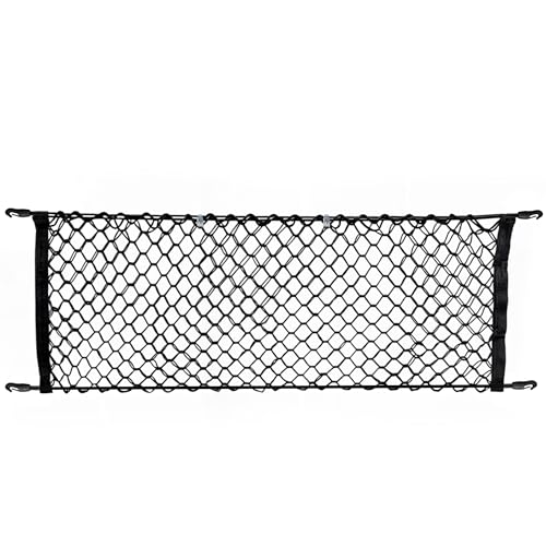 Back Seat Style Automotive Elastic Trunk Mesh Cargo Net for Volvo XC60 2017-2025 - Premium Trunk Organizer and Storage - Luggage Net for Crossover- Best Car Organizer for Volvo XC 60