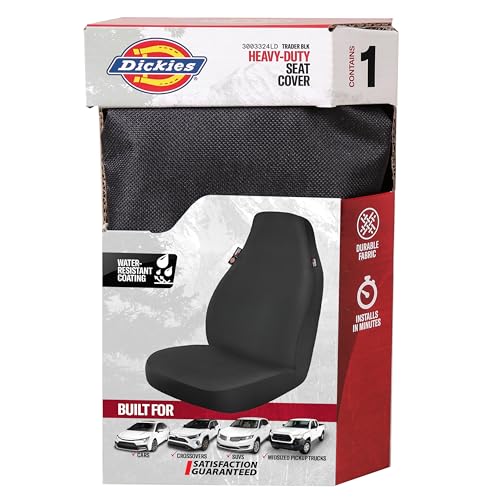 Dickies 3003324LD, Trader Black Water Resistant Seat Cover