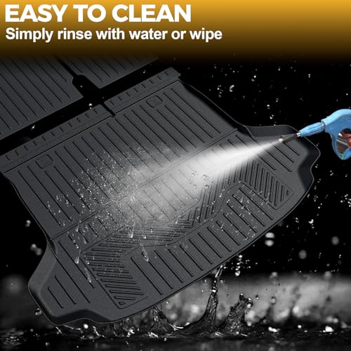 Cargo Mat for Honda HR-V 2026 2025 2024 2023(Hybrid & Gasoline), Full Coverage All Weather Trunk Cargo Liner with Backrest Protectors for Honda HRV Accessories