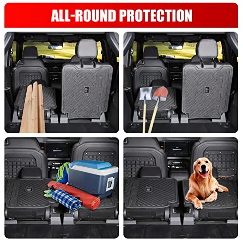 Mabett Back Seat Cover Backrest Protector for Ford Bronco Accessories 2026 2021-2025 2-Door Rear Seat Mats Dog Seat Liner