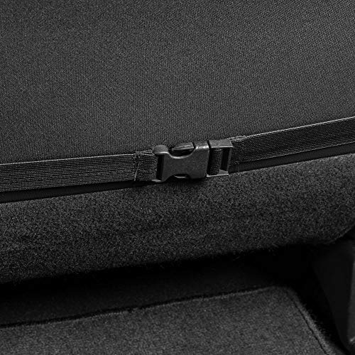 Motor Trend Black Stitched Faux Leather Car Seat Covers – Premium Automotive Bucket Front Seat Covers, Made for Vehicles with Removable Headrests, Fits Most Car Truck SUV