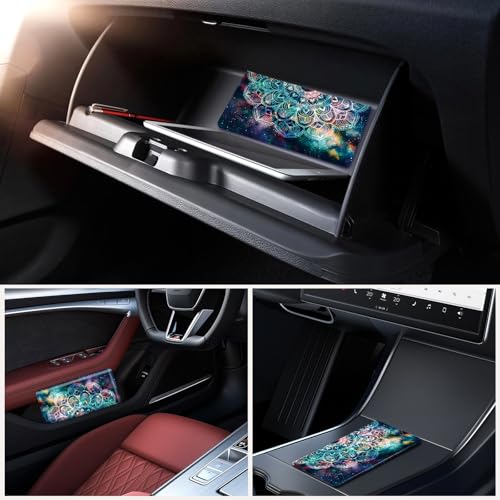 Car Registration and Insurance Holder,Colour Patterns Men Women Car License Document Registration and Insurance Card Holder - color: Mandara