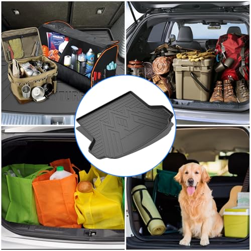 Trunk Mat for HR-V FWD Model 2023-2025, MERXENG Car Trunk Protector All-Weather Rear Cargo Area Mat Protective Floor Mat for HR-V FWD Model 2023-2025 - size: for HR-V FWD 2023-2025