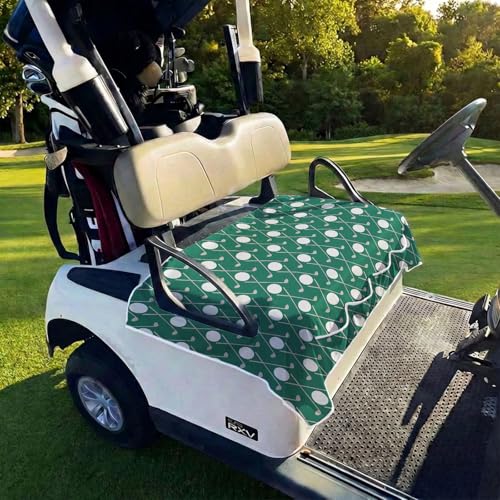 Golf Cart Seat Covers Golf Cart Seat Towel Blanket Group - color: Green Golf with Pocket