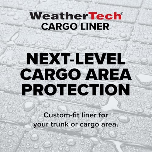WeatherTech Cargo Trunk Liner with Bumper Protector for Ford Escape, Escape Hybrid, Escape Plug-in Hybrid - Behind 2nd Row w/Bumper Protector (401323SK), Black