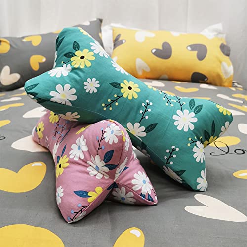 Neck & Cervical Pillows Dog Bone Shaped Travel Neck Pillows With Washable Removable Cover For Car Bus Truck Driving Comfort Head Rest Support Bone Pillows For Neck Chiropractic Pillow ( Size : C ) - size: C