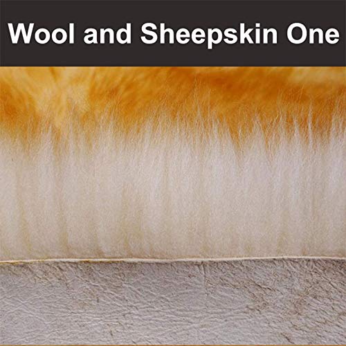 3 Pcs Car Steering Wheel Cover & Handbrake Cover & Gear Shift Cover Set Faux Wool Warm Winter (Green) - color: Green