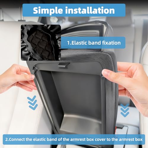 Center Console Armrest Cover for Hyundai Sonata 2015 2016 2017 2018 2019 Fully Covered Anti-Scratch Protector Interior Accessories - size: Compatible with Sonata 2015-2019