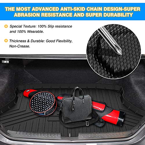 Cartist Cargo Liner for Honda Civic 2012-2015 All Weather Trunk Liner Odorless High Side 3D Anti-Slip Trunk Floor Mat - size: 1)Honda Civic 2012-2015