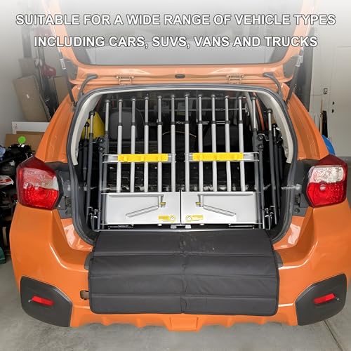 Large Rear Bumper Guard for Cars, 38x25 inches Foldable Trunk Mat Waterproof Bumper Protector, Universal SUV Cargo Liner for Preventing Scratches While Unloading/Loading