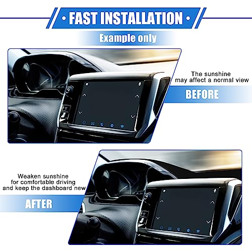 Dashboard Dash Cover Compatible for Chevy Trax 2014-2016, Durable Polyester Black Front Dash Cover Mat