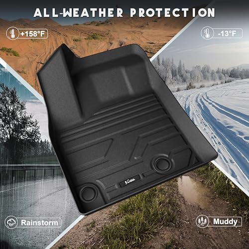 KARPAL Floor Mats for Nissan Rogue 2021-2025 2026 (Not for Sport), TPE Rubber All Weather Protection Floor Liners Nissan Rogue Accessories Car Mats, Front & 2nd Row & Cargo Liner - style: 2021-2026 | For Nissan Rogue | Full Set