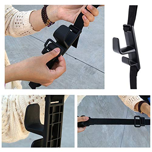 4-Pack Headrest Hooks for Car Universal Interior Auto Vehicle Back Front Seat Hanger Holder Organizer for Handbags Purses Coats and Grocery Bags - size: 4pack