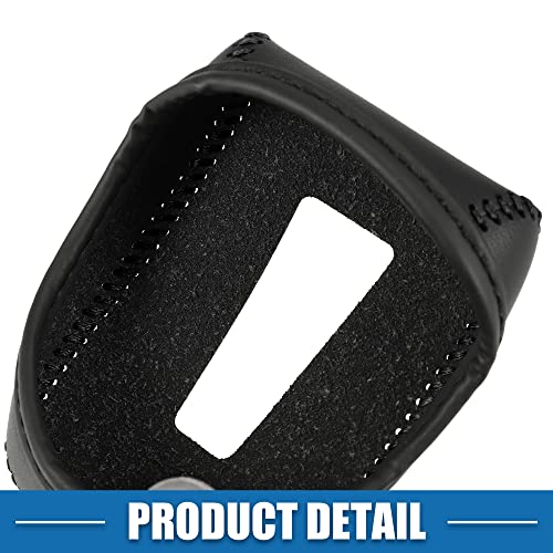 Gear Shifting Knob Cover Automatic Transmission Lever Trim for Mitsubishi Outlander PHEV GN0W GN Series 2022-2023 Faux Leather Black - color: Black