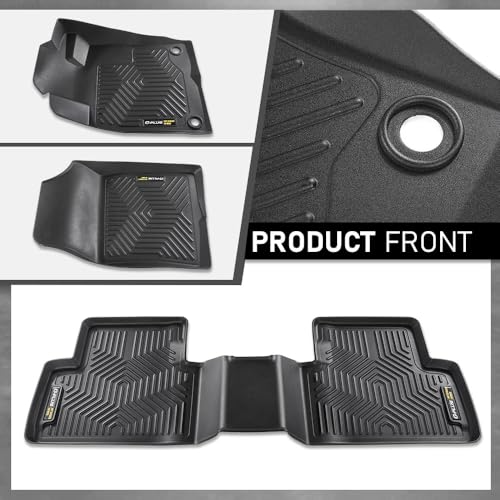 G-PLUS Floor Mats Compatible with Honda Civic 2016-2021 Coupe/Sedan/Fit Civic Hatchback 2017-2021/Fit 16-21 Honda Insight TPE All Weather Full Cover Protection 3 Piece,Black - size: 16-21|Fit Honda Civic & Insight|3PCS