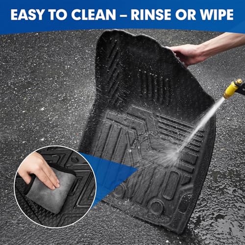 Mixsuper Cargo Liner for Honda Prologue 2024 2025 2026, All Weather Trunk Mat Backrest Mat TPE Back Seat Cover Protector for Prologue Accessories - size: 24-26 |Prologue| Cargo & Backrest Mat