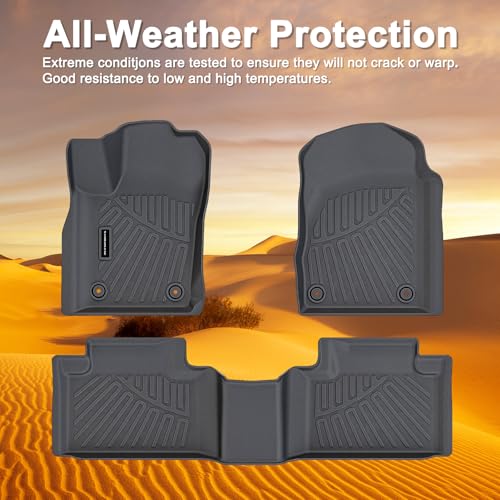 TPE Floor Mats for 2011-2021 & 2022 WK Jeep Grand Cherokee (Not for L) All Weather Car Floor Liners Fit Jeep Grand Cherokee Accessories Black - size: 2011-22|For WK Jeep Cherokee|1st