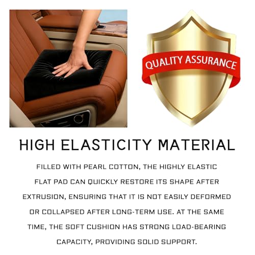 Auto Seat Wedge Leveling Cushion, Car Seat Cushion for Tailbone Pain Relief Comfortable Breathable Car Wedge Support Cushions Pad, Ergonomic Wedges Truck Seats Cushions Office Chairs Pad