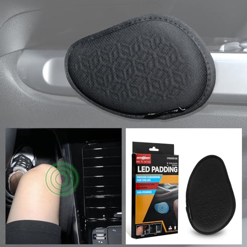 Car Knee Cushion Pads,Car Center Console Knee Leg Elbow Cushion Pad,Soft KneePads Accessories for Driver Side Pad KneePillow for Pain KneeRelief,Door Armrest Protective Pad Leather Armrest Pillow