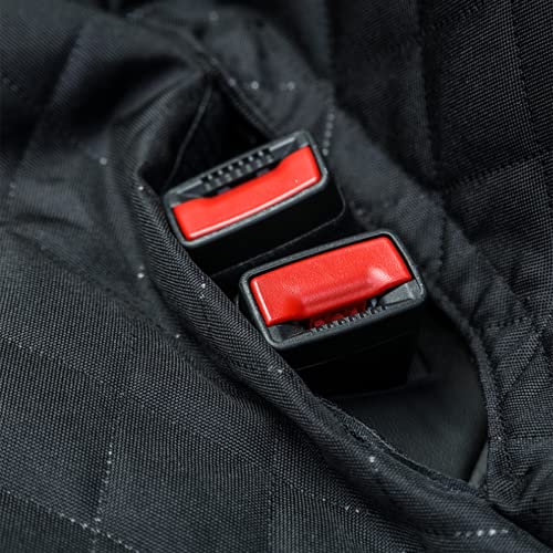 for Bronco Sport/Bronco Rear Pet Seat Cover, Waterproof Scratch Proof Nonslip Pet Dog Back Seat Covers Hammock Come with Belt Dog Chain & Lint Brush