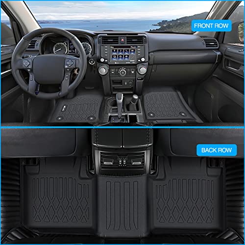Nilight TPE Floor Mats for 2016 2017 2018 2019 2020 2021 2022 2023 Dodge Durango Jeep Grand Cherokee,All Weather Custom Fit Heavy Duty Floor Liners - color: 2016-2023 Dodge Durango|Jeep Grand Cherokee
