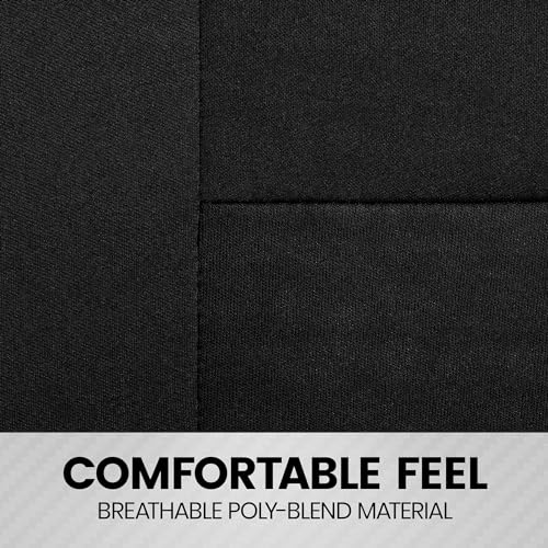 BDK PolyPro 2-Pack Front Car Seat Covers Set in Black/Black - Front Seat Covers for Cars Trucks Vans SUVs Sedans, Easy to Install Front Car Seat Cover Protection, Universal Fit Car Accessories - color: 2 Fronts Only-Black