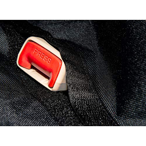 Furhaven Universal Water-Resistant Polycanvas Hammock-Style Backseat & Cargo Area Protector - Black, One Size