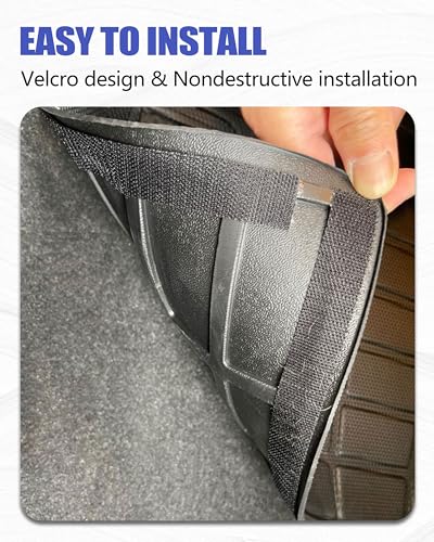 Cargo Liners Backrest Mat for Hyundai Venue Accessories 2020-2025 2026 with Hook&Loop Rear Trunk Mat Rear Seat Back Cover Protector All Weather Anti-Slip Split Dog Liner 3 PCS - size: Venue 2020-2025 2026