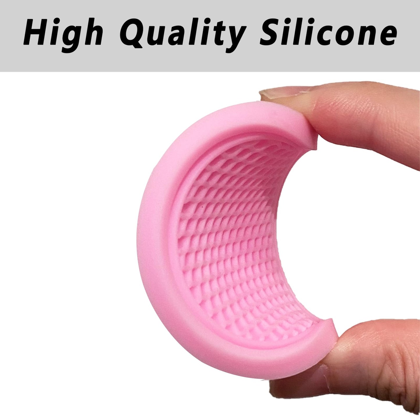 ZSDY Car Cup Coaster, 4PCS Universal Auto Non-Slip Cup Holder Embedded in Ornaments Silicone Coaster, Car Interior Accessories Sets, Pink - color: Pink