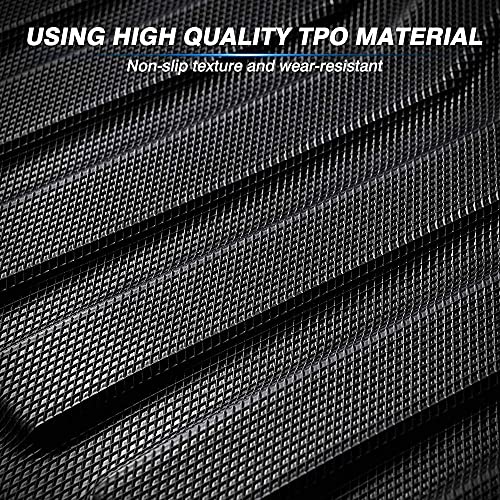 KUST All Weather Floor Mats for Honda Fit 2015 2016 2017 2018 2019 2020 Custom Fit Floor Liner 1st & 2nd Row Liners Black Non-Slip - style: For │ Fit 2015-2020 │ Floor Mats